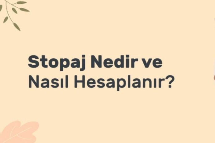 Stopaj vergisinin nasıl işlediğini anlatan şematik bir gösterim